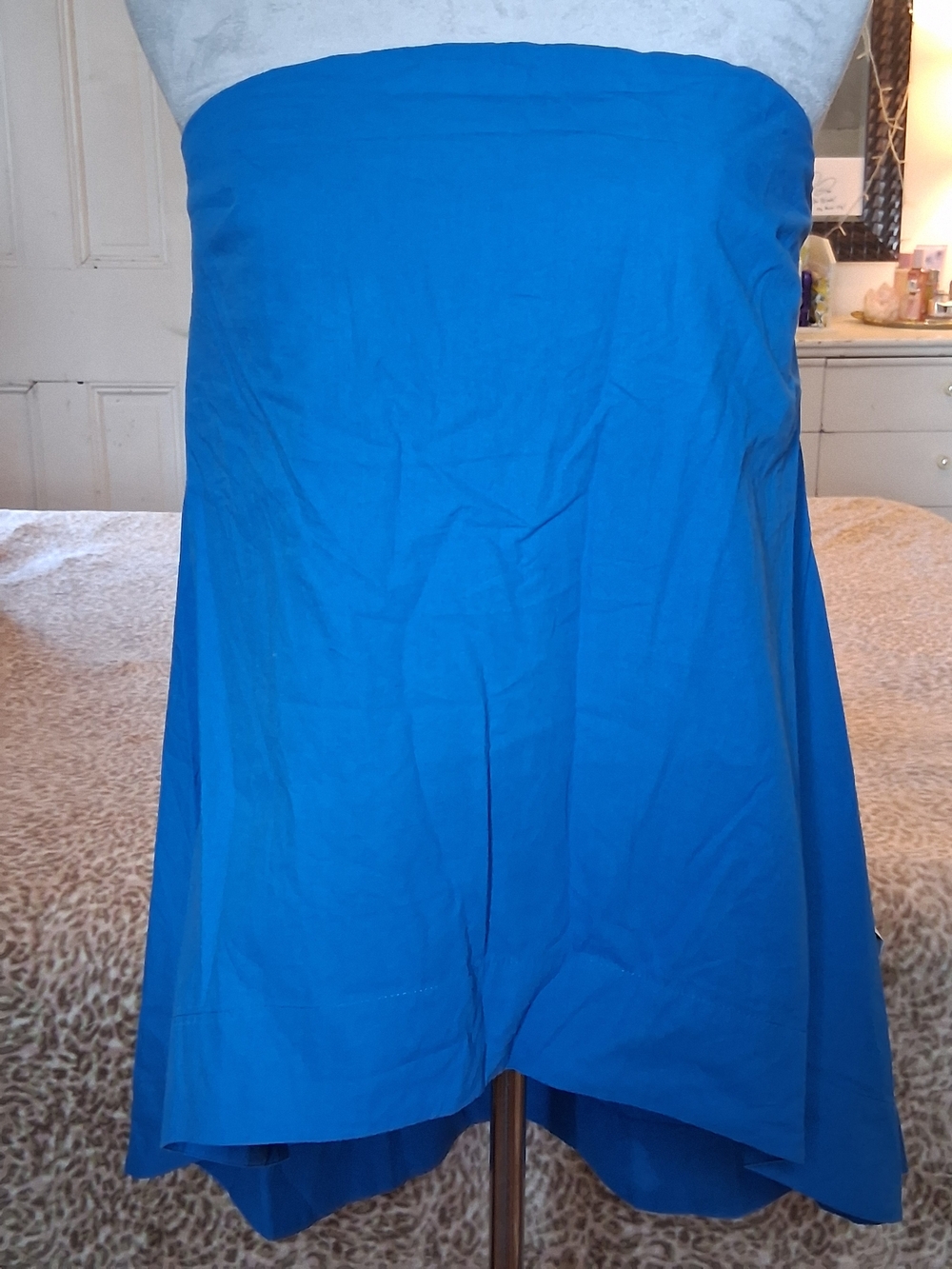 Blue Strapless Shirt - Women